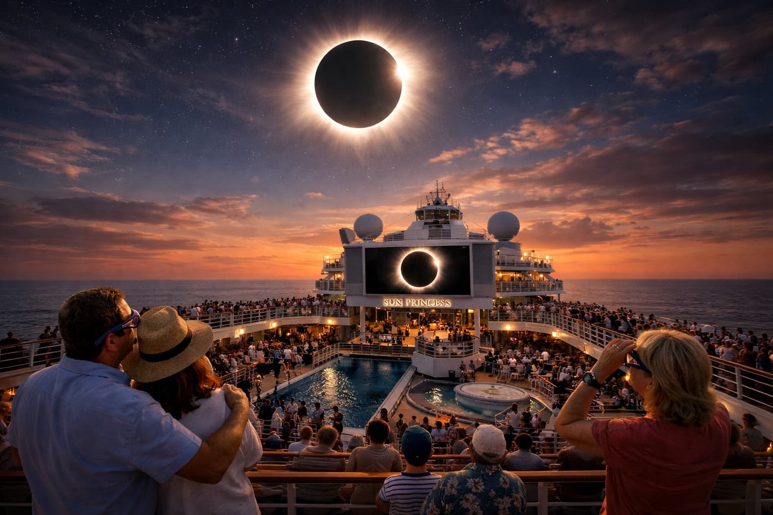 7-Day Mediterranean Cruise with 2026 Total Solar Eclipse